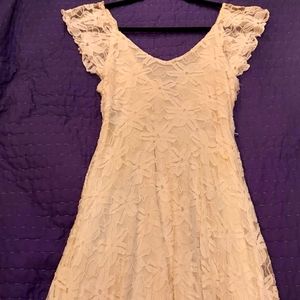 Off-White lace dress
